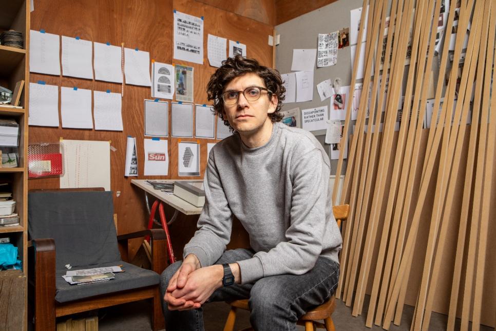 Portrait of Sean Edwards taken by Antonio Olmos 